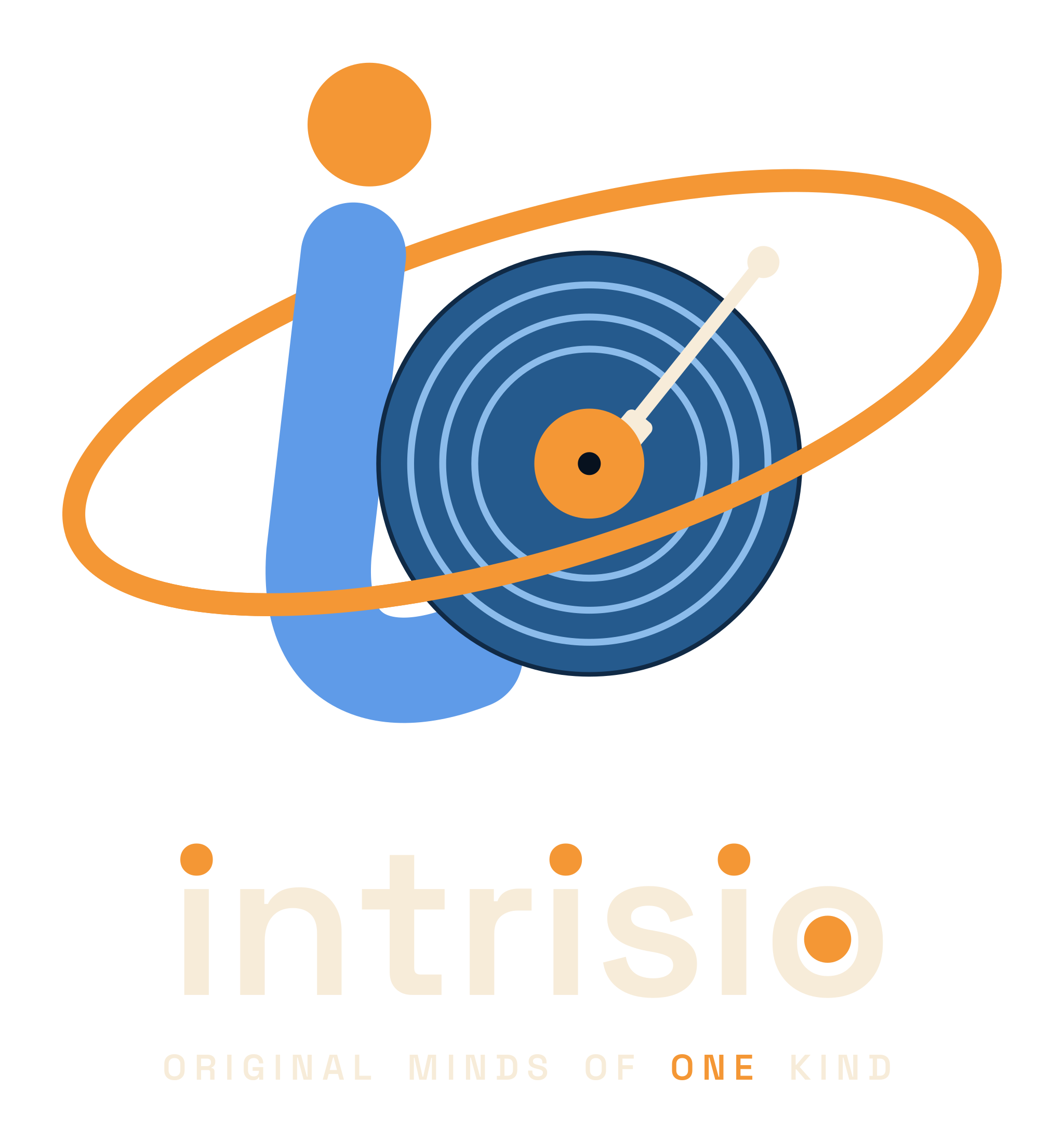 Intrisio logo t-shirt mockup, black